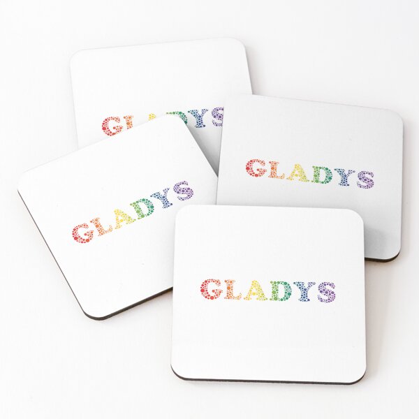 Item preview, Gladys name - fun Rainbow Bubbles LGBT pride design designed and sold by NameTheory.
