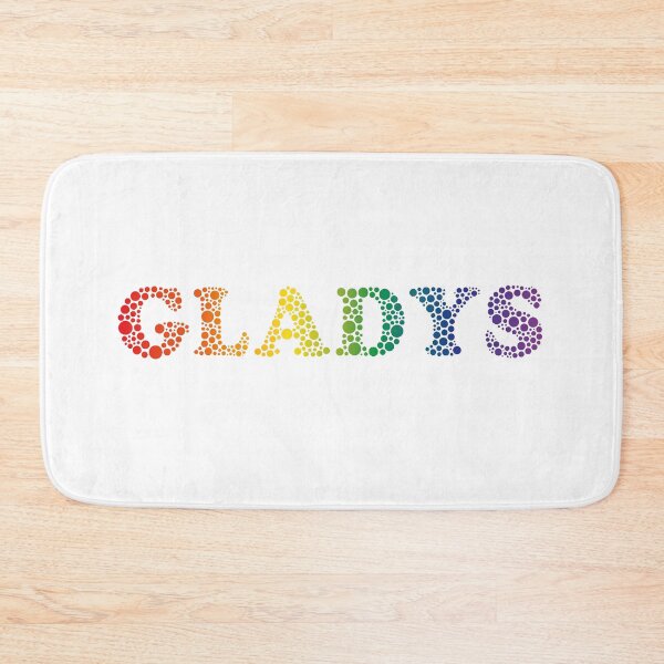 Item preview, Gladys name - fun Rainbow Bubbles LGBT pride design designed and sold by NameTheory.