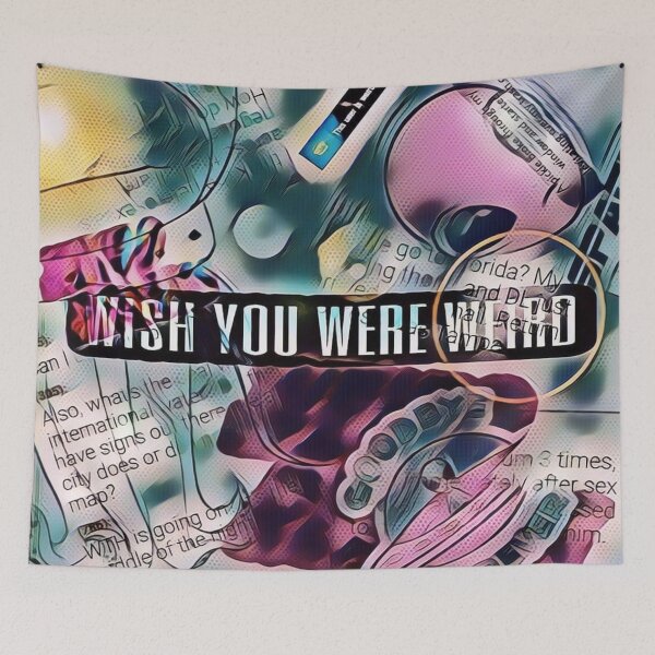 Item preview, Wish You Were Weird  designed and sold by JilClaireArt.