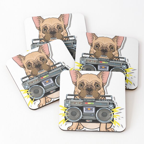 Item preview, Cute Dog With A Boombox designed and sold by tranda90.