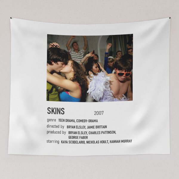 Item preview, My Favorite People Skins 2007 Alternative Poster Season 1 Black White Mardyclothing designed and sold by Heathcote1990.