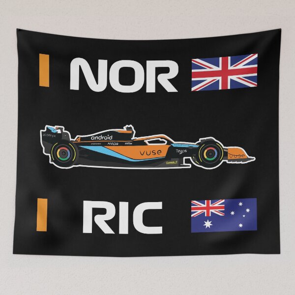 Item preview, F1 Team race car MCL36 Daniel Ricciardo Norris  designed and sold by FormulaGTee1.