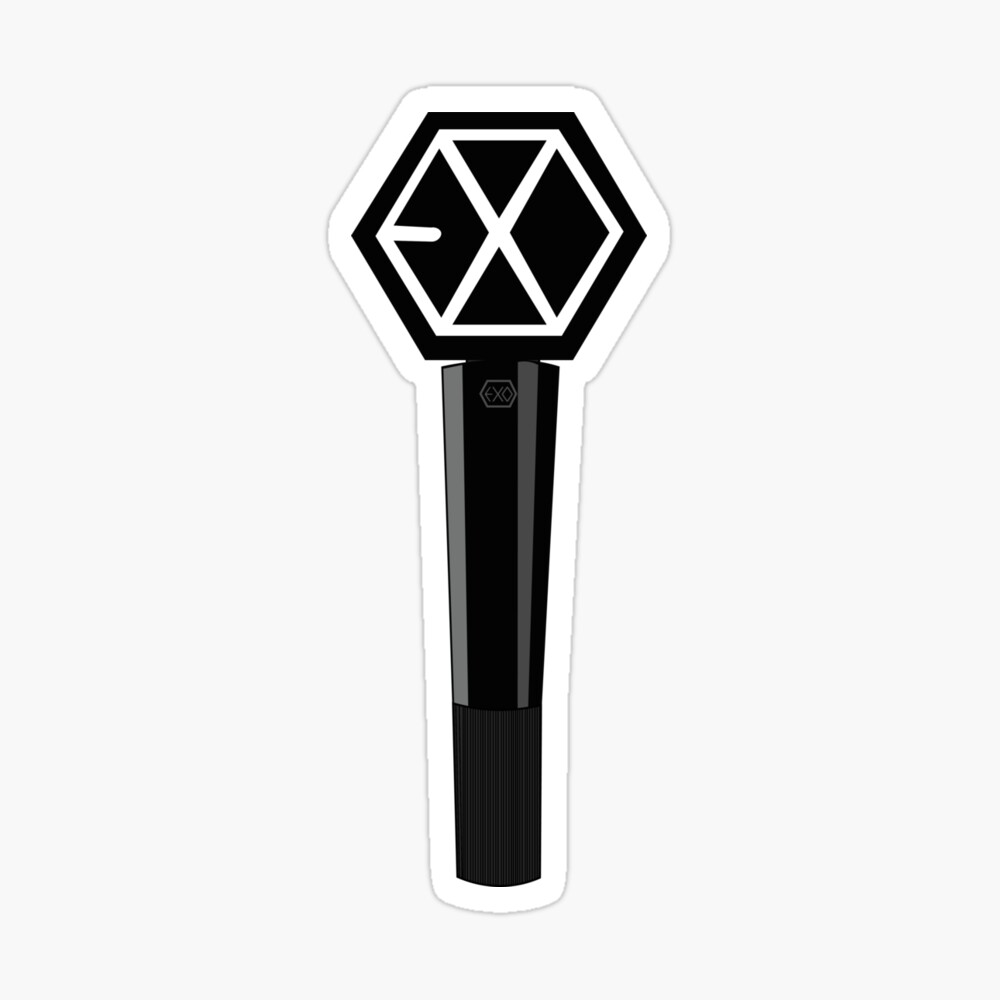 exo lightstick poster by thalimarie redbubble