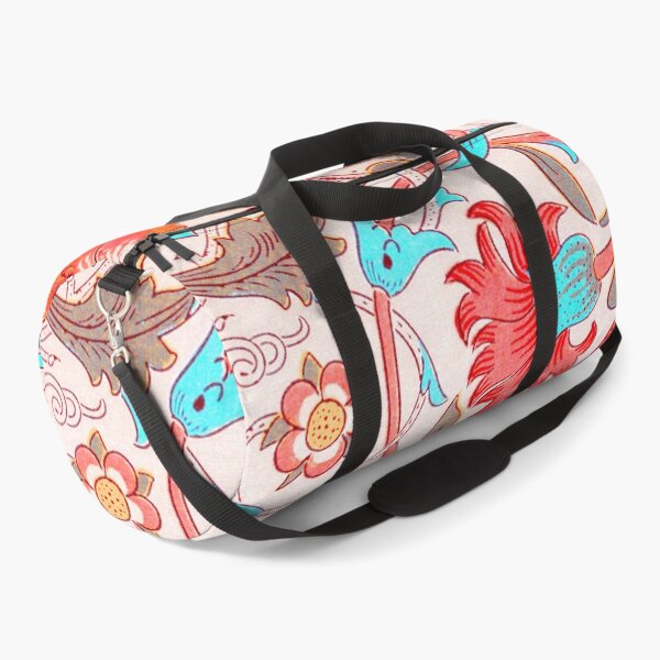 Item preview, Red Azure Grey Floral Lodden Pattern designed and sold by fowons.