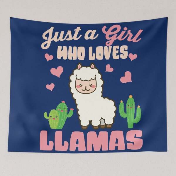 Item preview,  Just A Girl Who Loves  kawaii llamas designed and sold by samah82.