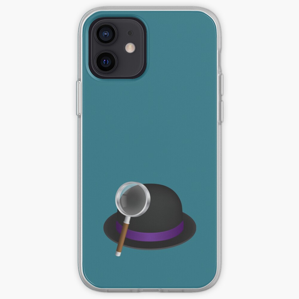 Alfred's hat & magnifying glass iPhone Case & Cover