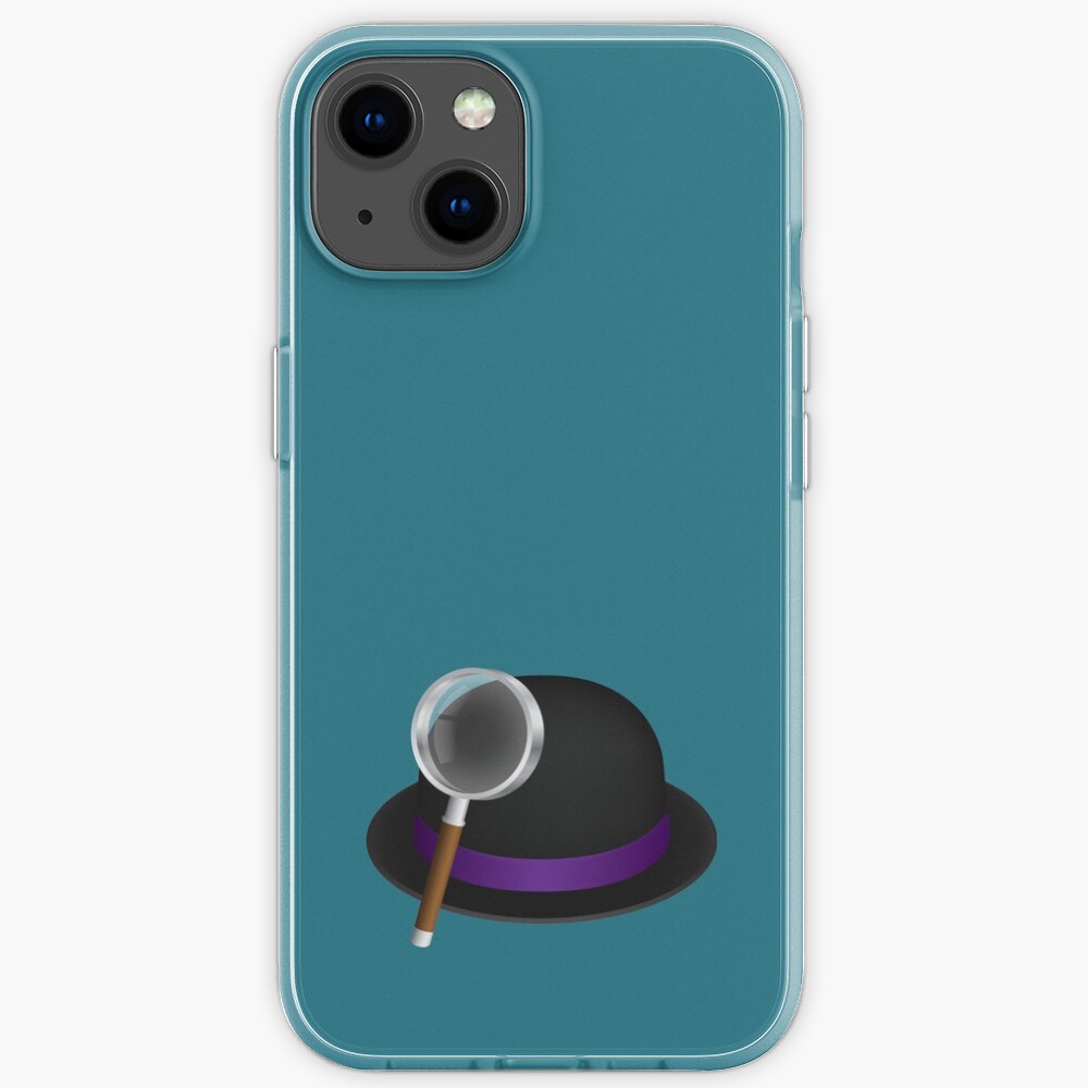 Alfred's hat & magnifying glass iPhone Case