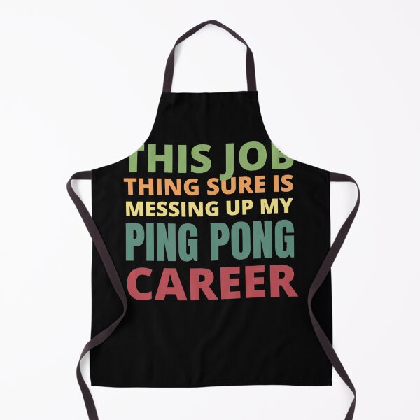 Item preview, This Job Thing Sure Is Messing Up My Ping Pong Career Sticker designed and sold by jacksrome6.
