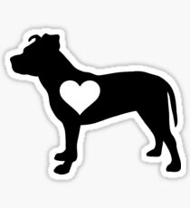 Pittie Love Sticker