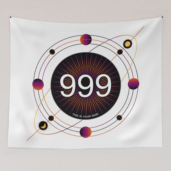 Item preview, Angel numbers 999 - Esoteric lucky numbers - THIS IS YOUR SIGN - Universe Lightworker - Divine manifestation designed and sold by originalsusie.