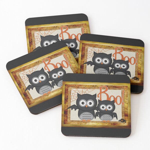 Item preview, Spooky Scary owls, fantasy art designed and sold by LoneAngel.