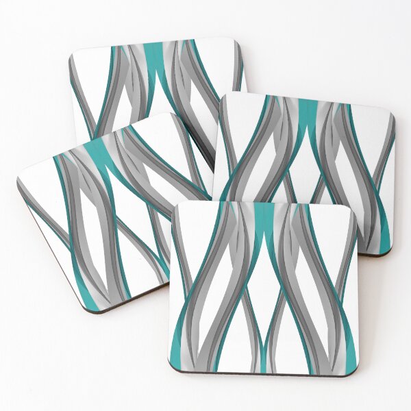 Item preview, turquoise and gray spiral designed and sold by Ferit Kurt.