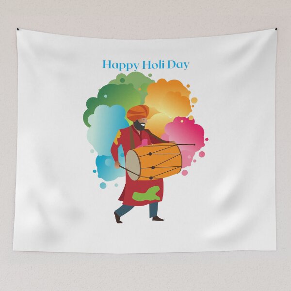 Item preview, Happy Holi Day designed and sold by eviniguti.
