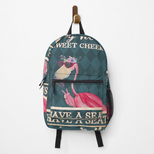 Item preview, Why Hello Sweet Cheeks Have A Seat pink flamingo lover designed and sold by TeganCrafford.