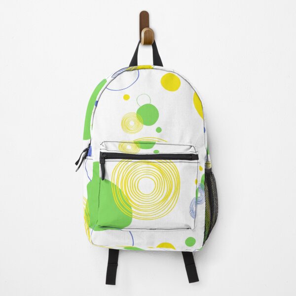 Item preview, Circles, green, blue and yellow pattern. designed and sold by moxdesign.