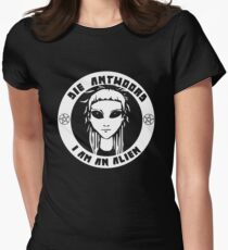 ¥o-landi Vi$$er (White) Women's Fitted T-Shirt