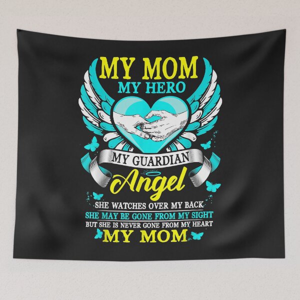 Item preview, My Mom My Guardian Angel She Watches Over My Back Memories designed and sold by PootinTuon.