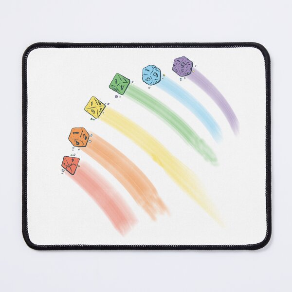 Item preview, Dice Rainbow WHITE designed and sold by BoxMountain.