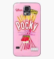 POCKY Erdbeergeschmack Hülle & Klebefolie für Samsung Galaxy
