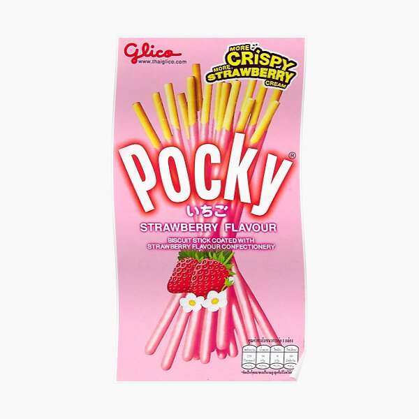 POCKY Strawberry Flavour Poster