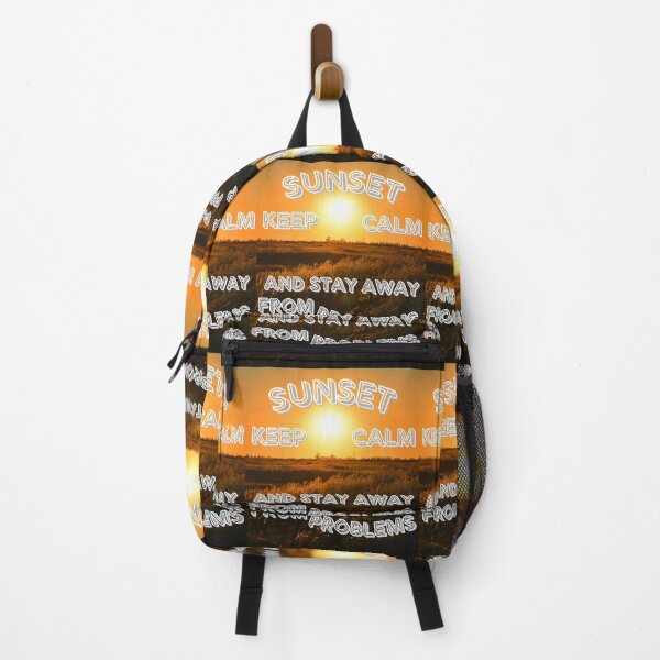 Item preview, sunset keep calm and stay away from problems designed and sold by JAdotdotDesigns.