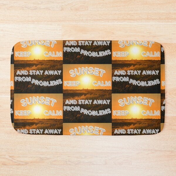 Item preview, sunset keep calm and stay away from problems designed and sold by JAdotdotDesigns.