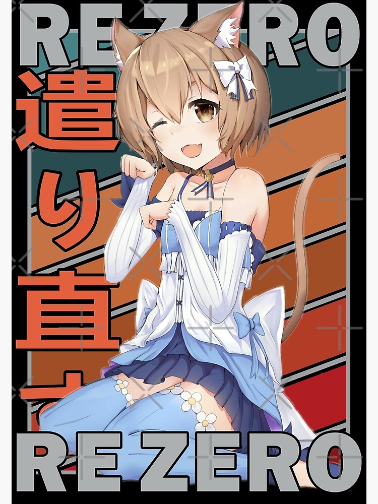 "Felix Argyle Re Zero Starting Life in Another World Vintage Color Palette Design" Art Print for ...