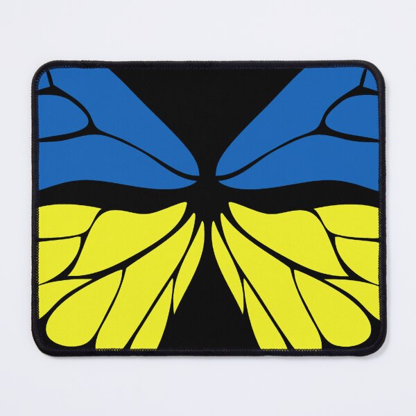 Item preview, Blue and Yellow Ukrainian Butterfly designed and sold by Randa Ranmania.