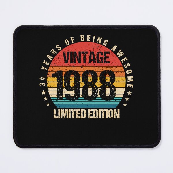 Item preview, 34 Year Old Gifts Vintage 1988 Limited Edition 34th Birthday,1988 Birthday Gifts, Awesome Since 1988 Limited Edition T-Shirt, Birthday Gift Tee, Birthday Party Tee designed and sold by Tidasse ⭐⭐⭐⭐⭐.
