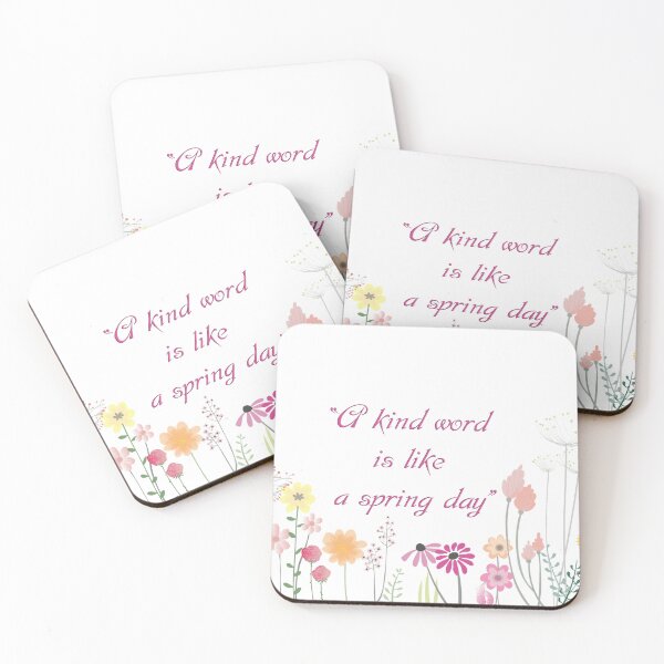 Item preview, A kind word is like a spring day designed and sold by Snunu.