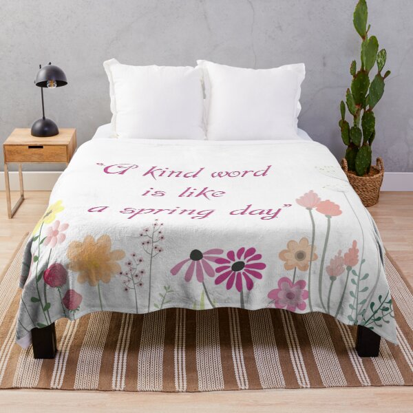 Item preview, A kind word is like a spring day designed and sold by Snunu.