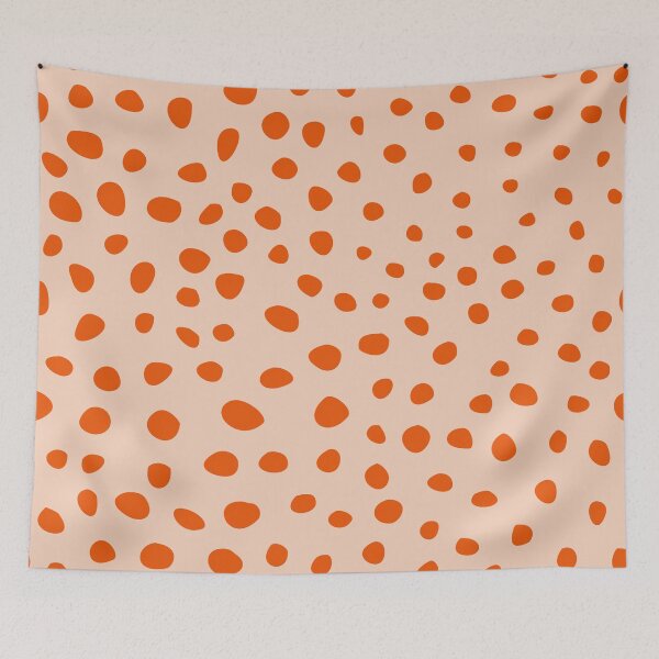 Item preview, Dots - Peach & Orange designed and sold by PeachyLitchi.