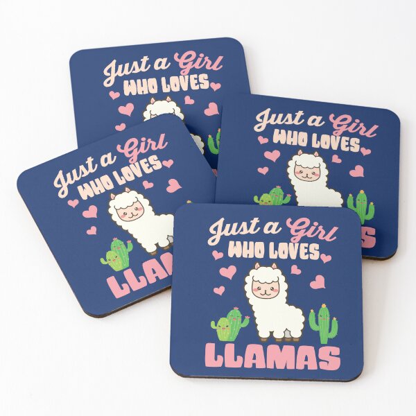 Item preview,  Just A Girl Who Loves  kawaii llamas designed and sold by samah82.