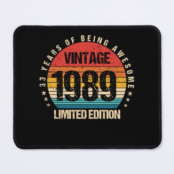Item preview,  33 Year Old Gifts Vintage 1989 Limited Edition 33th Birthday,1989 Birthday Gifts, Awesome Since 1989 Limited Edition T-Shirt, Birthday Gift Tee, Birthday Party Tee designed and sold by Tidasse ⭐⭐⭐⭐⭐.