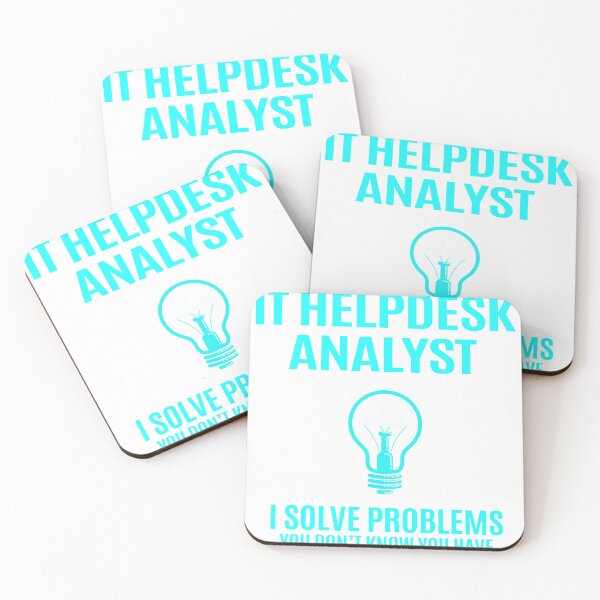 Item preview, It Helpdesk Analyst - I Solve Problems Job Gift designed and sold by melissaval2.