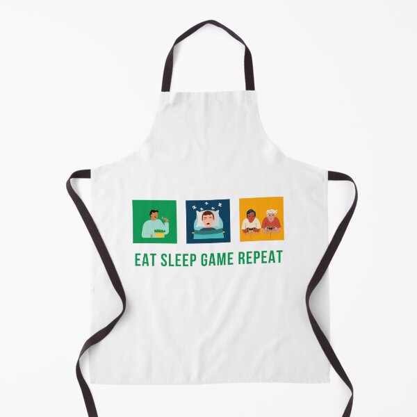 Item preview, EAT SLEEP GAME REPEAT designed and sold by karibenart.