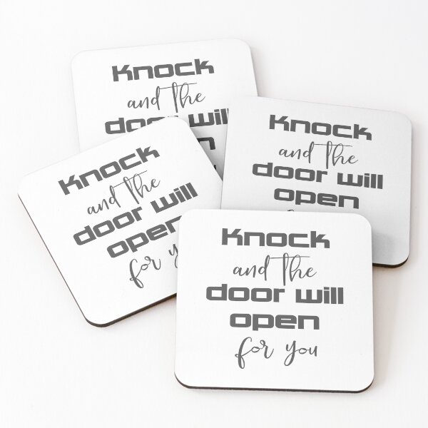 Item preview, Christian Design - Knock and the Door will Open for You designed and sold by simplydesignart.