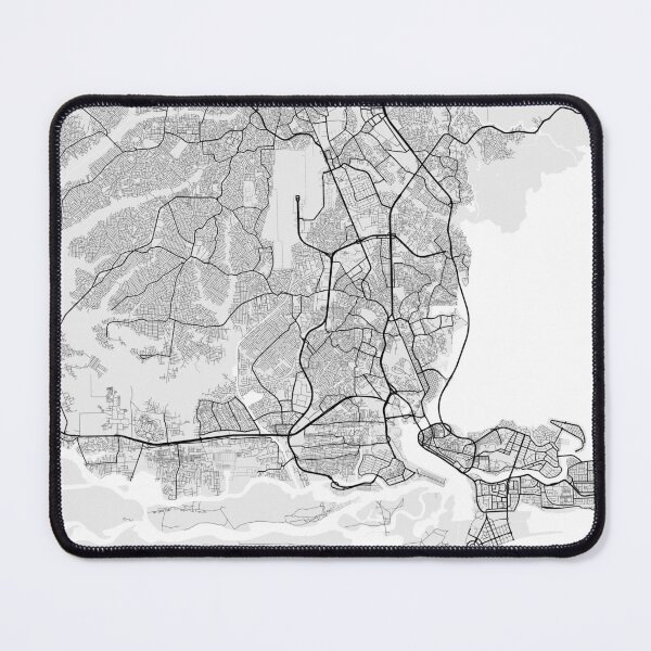 Item preview, Lagos City Map of Nigeria - Light designed and sold by deMAP.