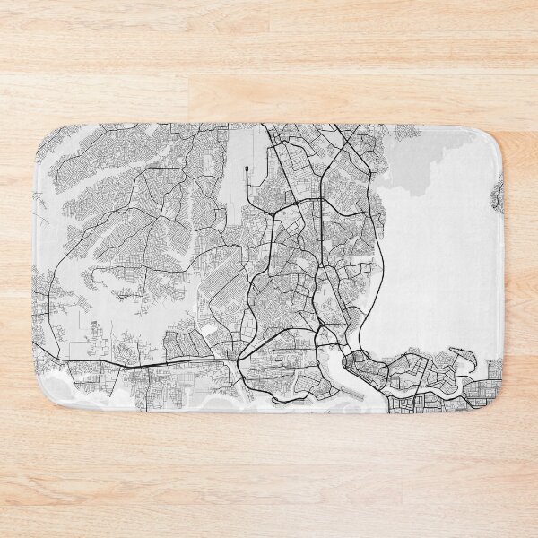 Item preview, Lagos City Map of Nigeria  - Light designed and sold by deMAP.