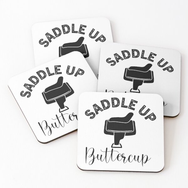 Item preview, saddle up buttercup,Western gifts designed and sold by goodprints shop.