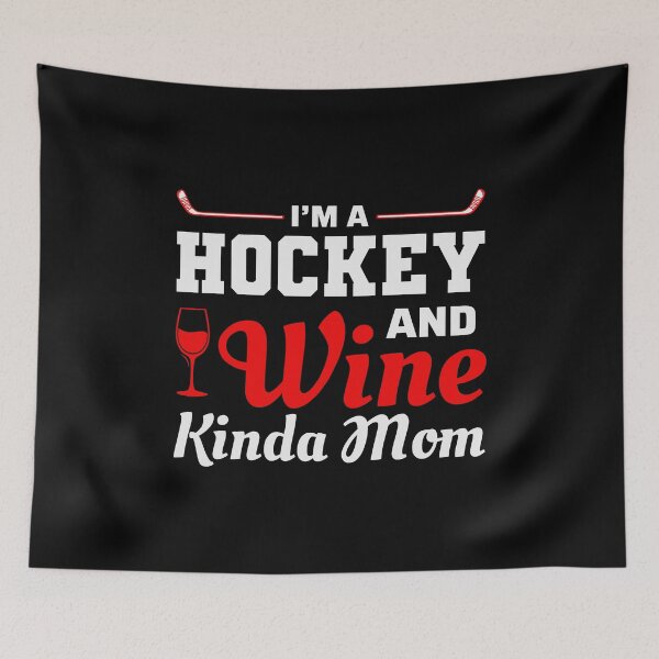 Item preview, Ice Hockey Player Mama Mom Goalie Wine Lover designed and sold by CuteDesigns1.