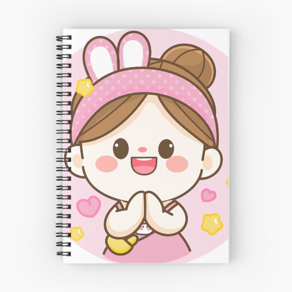 Item preview, Cheerful cute girl greeting with namaste designed and sold by Alhendy Store.