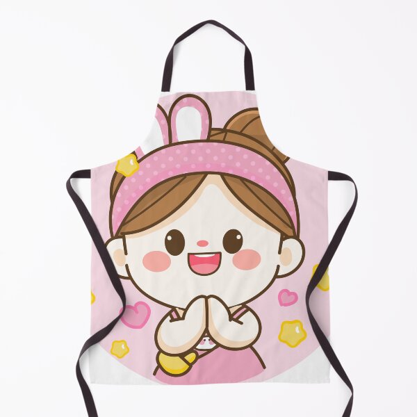 Item preview, Cheerful cute girl greeting with namaste designed and sold by Alhendy Store.