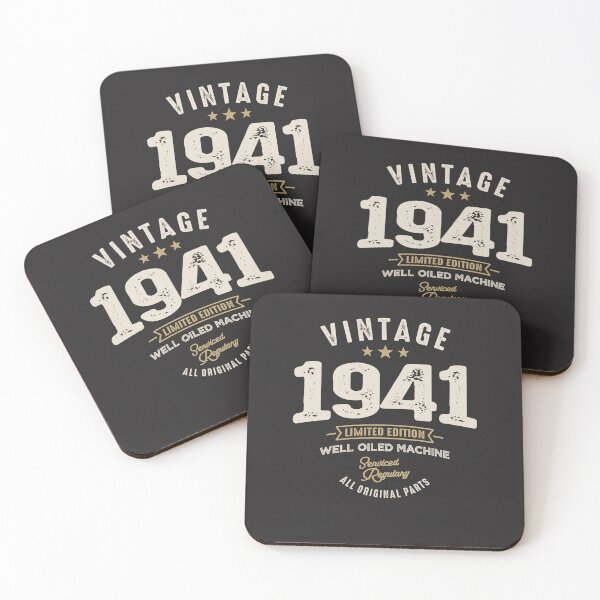 Item preview, Vintage Born in 1941 - 81st Birthday Retro Classic designed and sold by cidolopez.