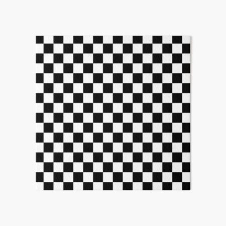 Aperçu de l'œuvre Motifs à carreaux noirs et blancs créée et vendue par JayArtShop.