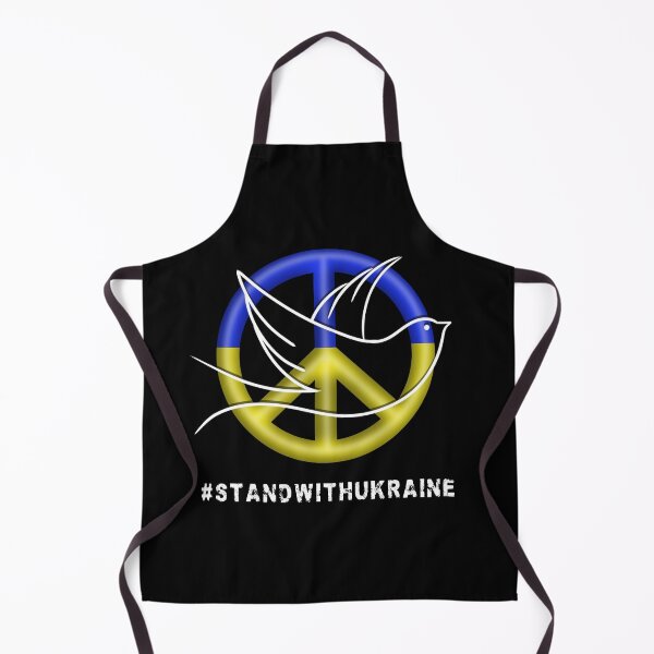 Item preview, #standwithukraine Peace symbol with peace dove - Together for Ukraine designed and sold by Milamara.