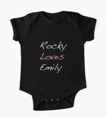 Rocky liebt Emily Baby Body Kurzarm