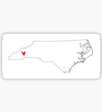Love Asheville North Carolina Sticker