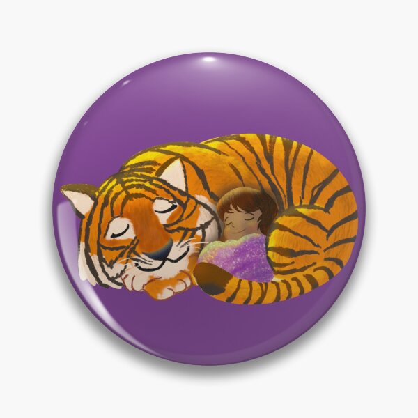 Item preview, Sleeping Safely with Tiger designed and sold by MyParadiseGifts.