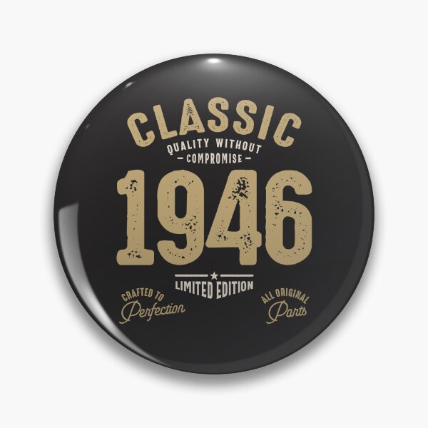 Item preview, Classic 1946 - 76th Birthday Retro Vintage designed and sold by cidolopez.